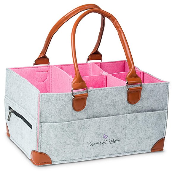 Diaper Caddy Organizer- Felt Baby basket - Picture 6 of 6